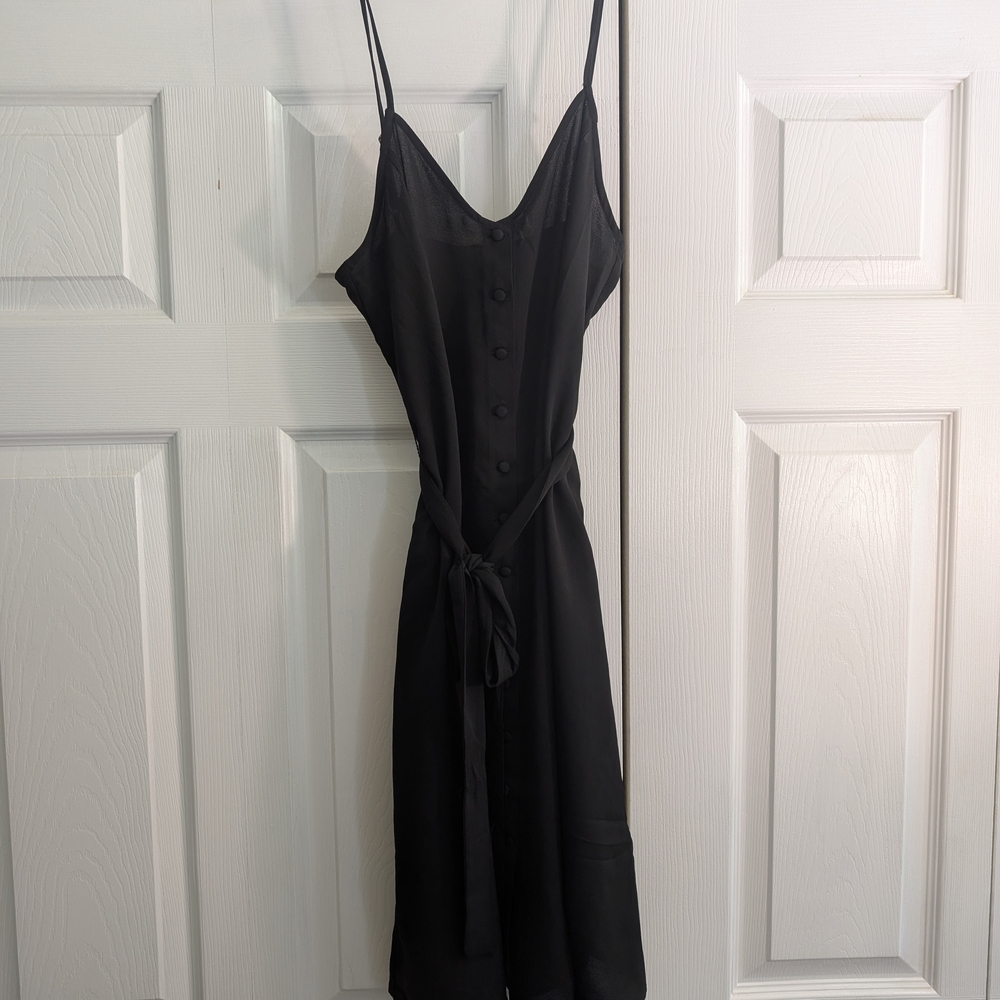 Forever 21 Classic Button Up Spaghetti Strap Dress